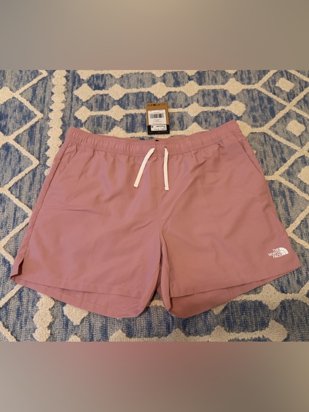 The North Face Men’s Mauve Elastic Drawstring Athletic Shorts